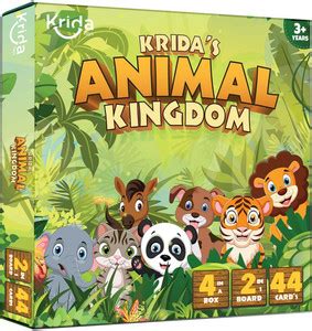 Krida Animal Kingdom Hook and Loop Cards | Jungle Road Linkup Game ...
