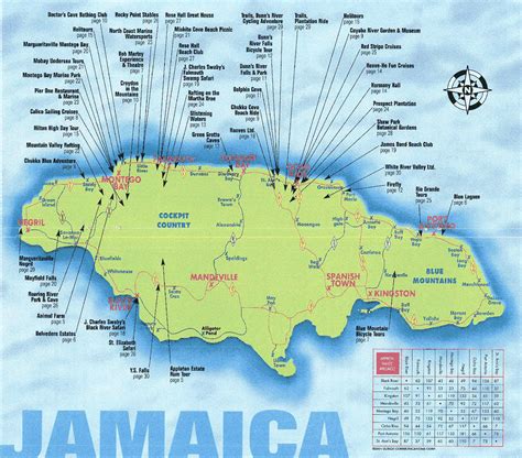 Large travel map of Jamaica | Jamaica | North America | Mapsland | Maps ...