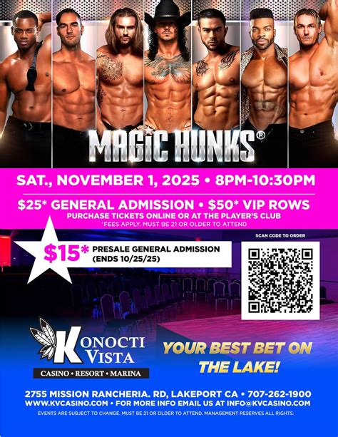 MAGIC HUNKS LIVE: The Ultimate Ladies Night Out – Halloween Weekend ...