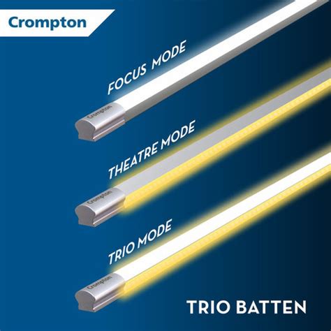 Crompton Trio Batten with three modes 22 W 122.2 cm Tube Light Price in ...