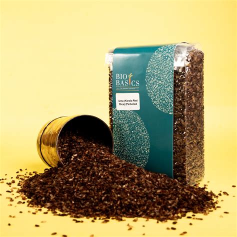 Uma Kerala Red Rice Parboiled 500g, 1kg, 2kg - Bio Basics Organic ...