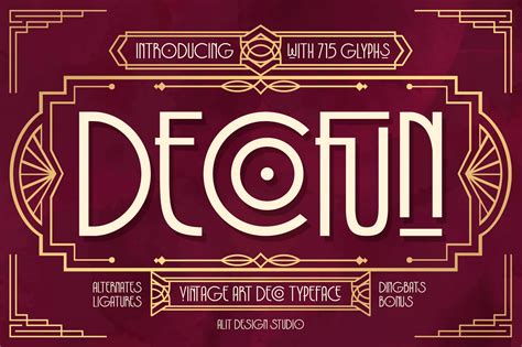 Art Deco Letters Free Font Styles - Infoupdate.org