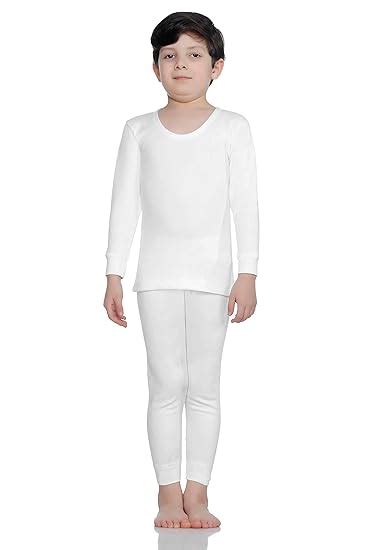 Buy Bodycare Insider Anti-Bacterial Off White Solid Kids Thermal Top ...