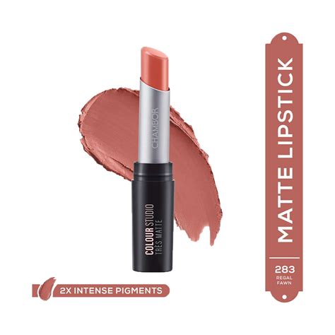Chambor Tres Matte Lipstick Lasting Bold Pigment with SPF 30 - N 283 ...