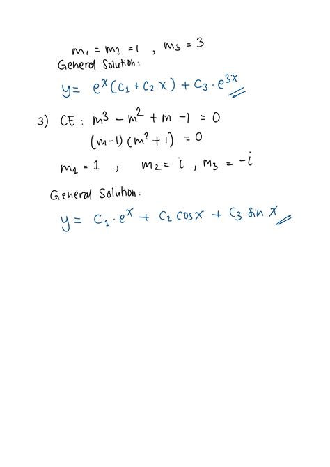 SOLUTION: Elementary differential equations q & a practice quiz ...