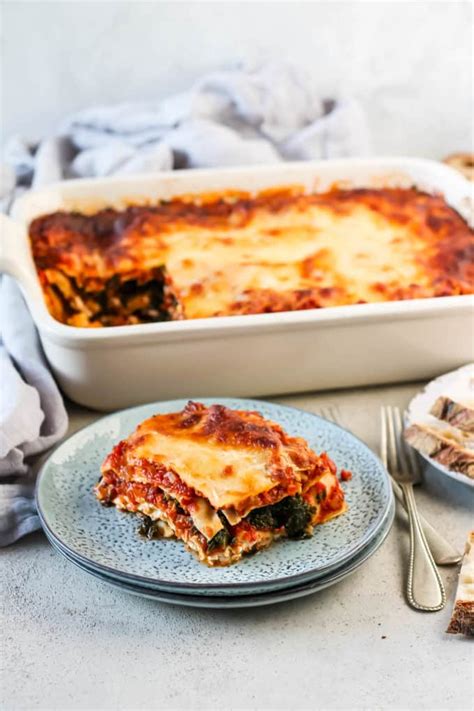 Kale Lasagna with Cottage Cheese   Hey Nutrition Lady