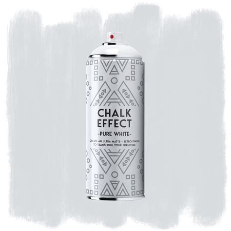 Cosmos Lac Chalk Effect Pure White Extreme Matte Spray Paint : Amazon ...