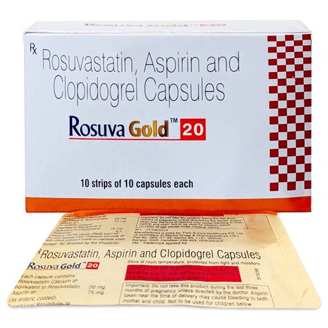 Rosuva Gold 20 Capsule | Uses, Side Effects, Price | Apollo Pharmacy