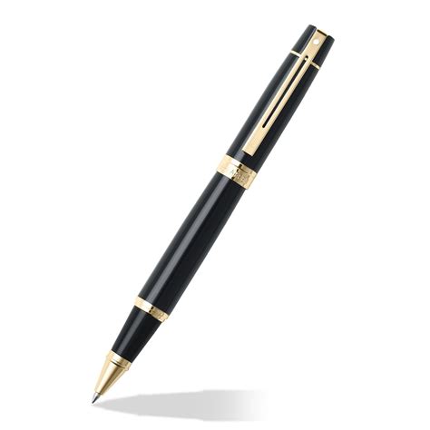 Sheaffer Gift 300 9325 Rollerball Pen Glossy Black with Gold Tone Trim ...