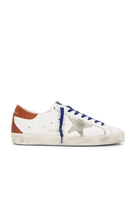 Golden Goose Super Star Sneaker In White, Ice & Brown in White, Ice ...