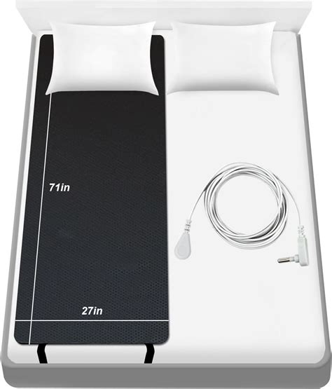 Grounding Mat for Bed, Grounding Sheet Earth Mattress Cover Pad with ...