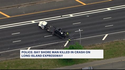 Police: Driver from Bay Shore killed in LIE crash with tractor-trailer