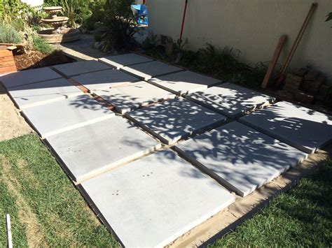 These 36” square slab pavers are perfect for a DIY patio that’s modern ...