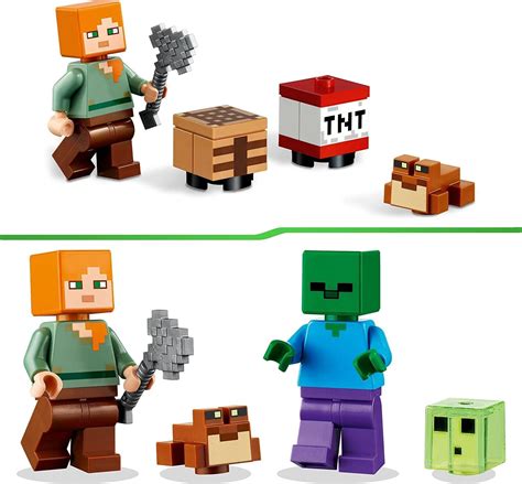 Buy LEGO Minecraft The Swamp Adventure Building Kit for Ages 7+ Online ...