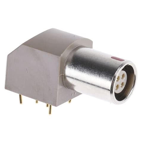 EPG.0B.304.HLN LEMO | LEMO Circular Connector, 4 Contacts, Panel Mount ...