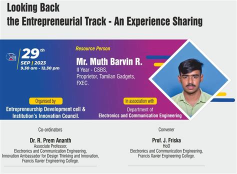 Looking Back the Entrepreneurial Track - An Experience Sharing | News ...