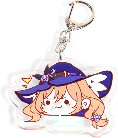 Buy HMPAIMON Genshin Impact Paimon Shocking Keychain (Lisa) Online at ...