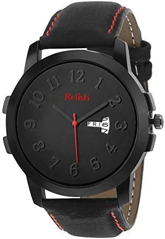 Buy Relish Green Army Dial Day and Date Wrist Watch for Boys and Mens ...