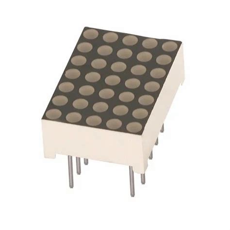 Dot Matrix Display - 0.8 Inch 5x7 Led Dot Matrix Display Amber Importer ...