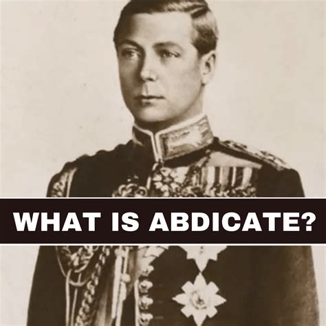 What is Abdicate? - The Reliable Narrator