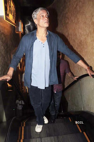 Sudhir Mishra during the screening of 'The Dark Knight Rises' in Mumbai.