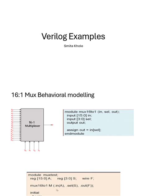 Verilog Examples 的图像结果