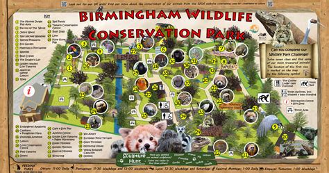 Map of Birmingham Wildlife Conservation Park | Birmingham City Council