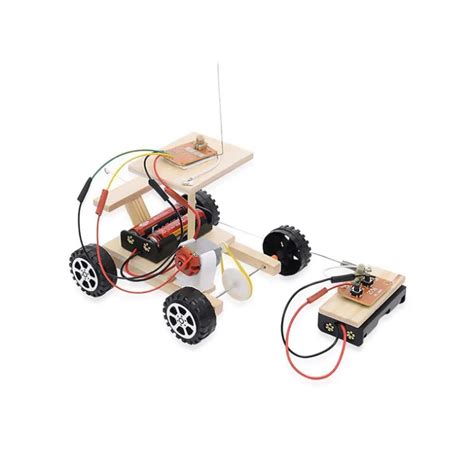 Wooden Wireless Remote Control DIY car Kit for Kids – Robocraze