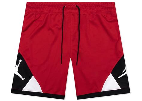 JORDAN AIR DIAMOND DRI-FIT SHORTS RED MEN'S