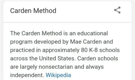 What is carden method. - Brainly.in