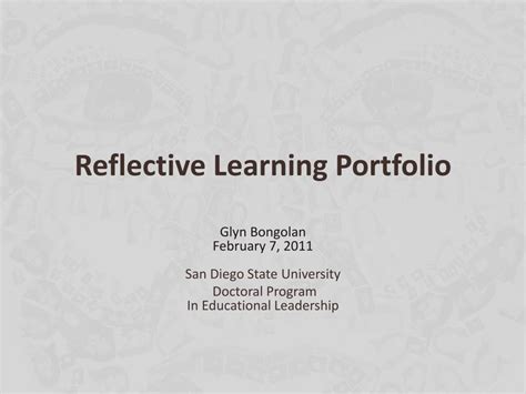 Image result for Reflective Portfolio Examples