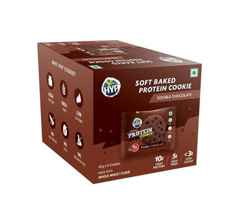 Buy Best Eggless Protein Double Chocolate Cookies Online | Mirchi