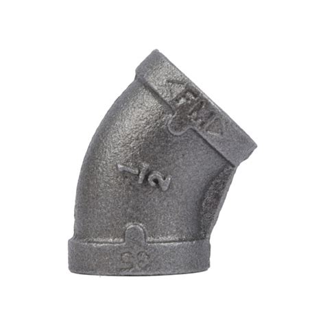ReliaBilt 45-Degree Black Iron Elbow at Lowes.com
