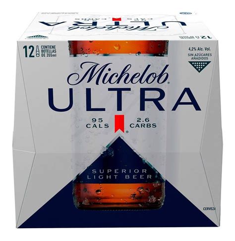 Cerveza Michelob Ultra 12 Pack Botellas 355ml | MercadoLibre