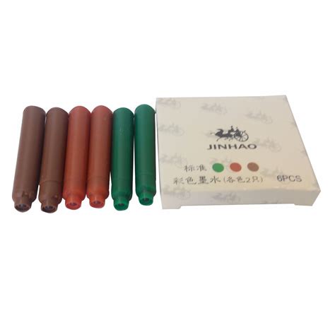 Jinhao Model: 70533 A set of 6 pcs Multicolor ink cartridge
