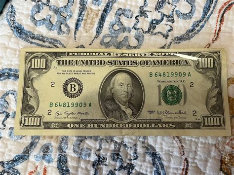 1977 Series 100 Dollar Bill