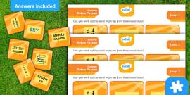 Food-Themed Rebus Puzzles PowerPoint - Twinkl - Kids Puzzles