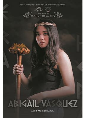 Abigail Vasquez - IE-EMG Night 2019 The Rise of Mount Olympus - Pageant ...
