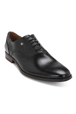 Buy Louis Philippe Men Black Leather Oxford Shoes Euro- 41 at Amazon.in