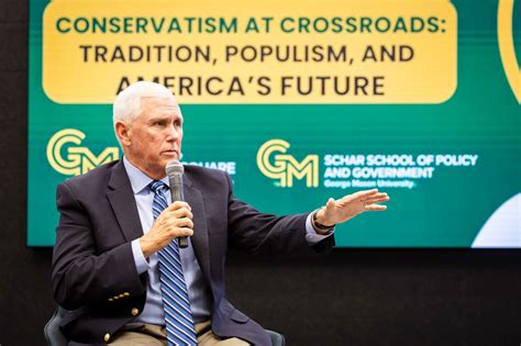 Former Vice President Mike Pence joins George Mason University's Schar ...