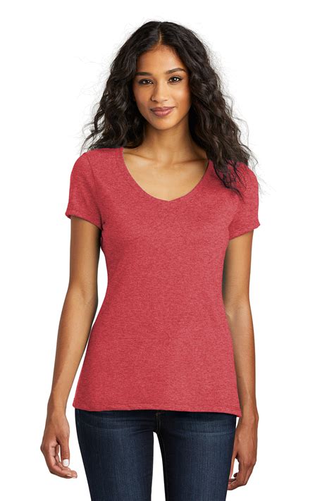 District ® Women's Perfect Tri ® V-Neck Tee | Ring Spun | T-Shirts ...