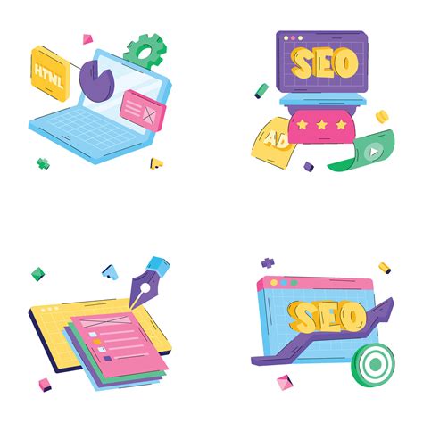 Using Escaped Fragments with SEO Vector Art Vector Art