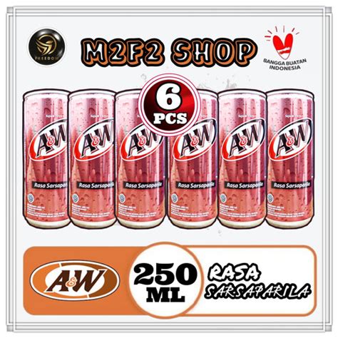 Jual AW / A&W Rasa Sarsaparila Kaleng - 330 ml (Kemasan 6 Pcs ...