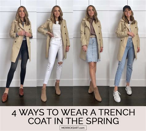 Trench Coat Outfits for Spring - Merrick's Art