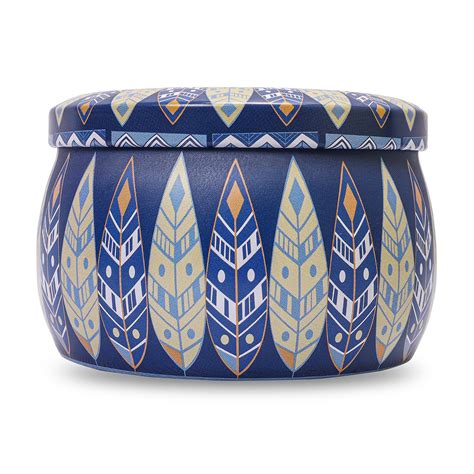 ALINE Tin Can Aroma Round Shape Scented Soy Wax Candle Set | Eco ...