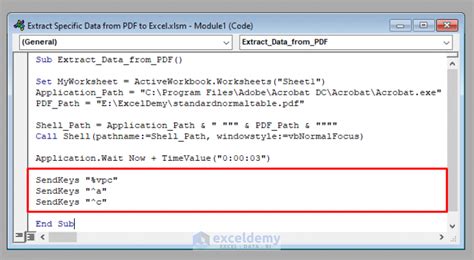 Image result for Excel VBA Extract Data From PDF