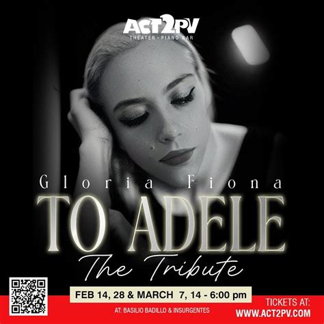 To Adele - the tribute ( 5 piece live band ), Act2PV Theater, Puerto ...