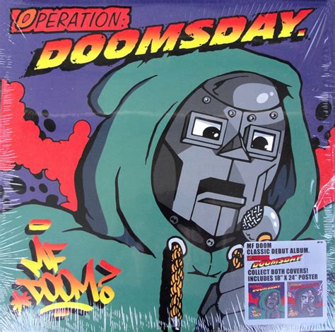 MF Doom Operation: Doomsday - Original Cover Art + Poster - Sealed UK ...