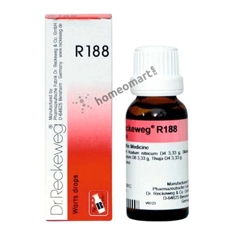 Dr. Reckeweg R188 Warts Drops - Natural Treatment for Warts and Corns ...
