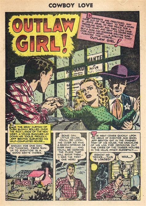 Once Upon A Time In The West In Comics: Outlaw Girl! - Cowboy Love #29